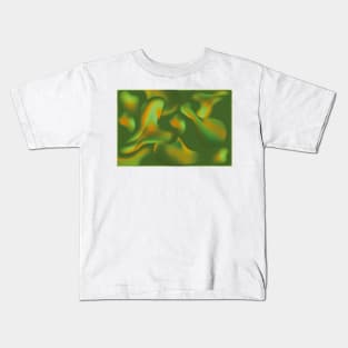 Abstract Artwork Iridescence Liquid Holographic  Kids T-Shirt